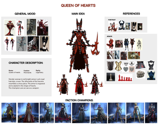 Video game character design tips; a video game art mood board