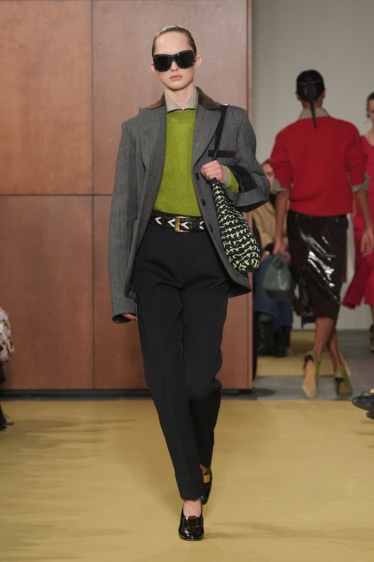 models on the Fall 2026 Tory Burch fashion show runway