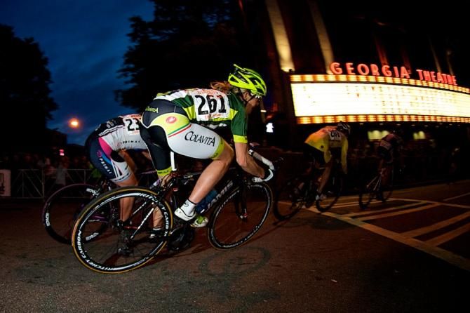 The aerodynamic style of Tina Pic (Colavita) is easy to spot