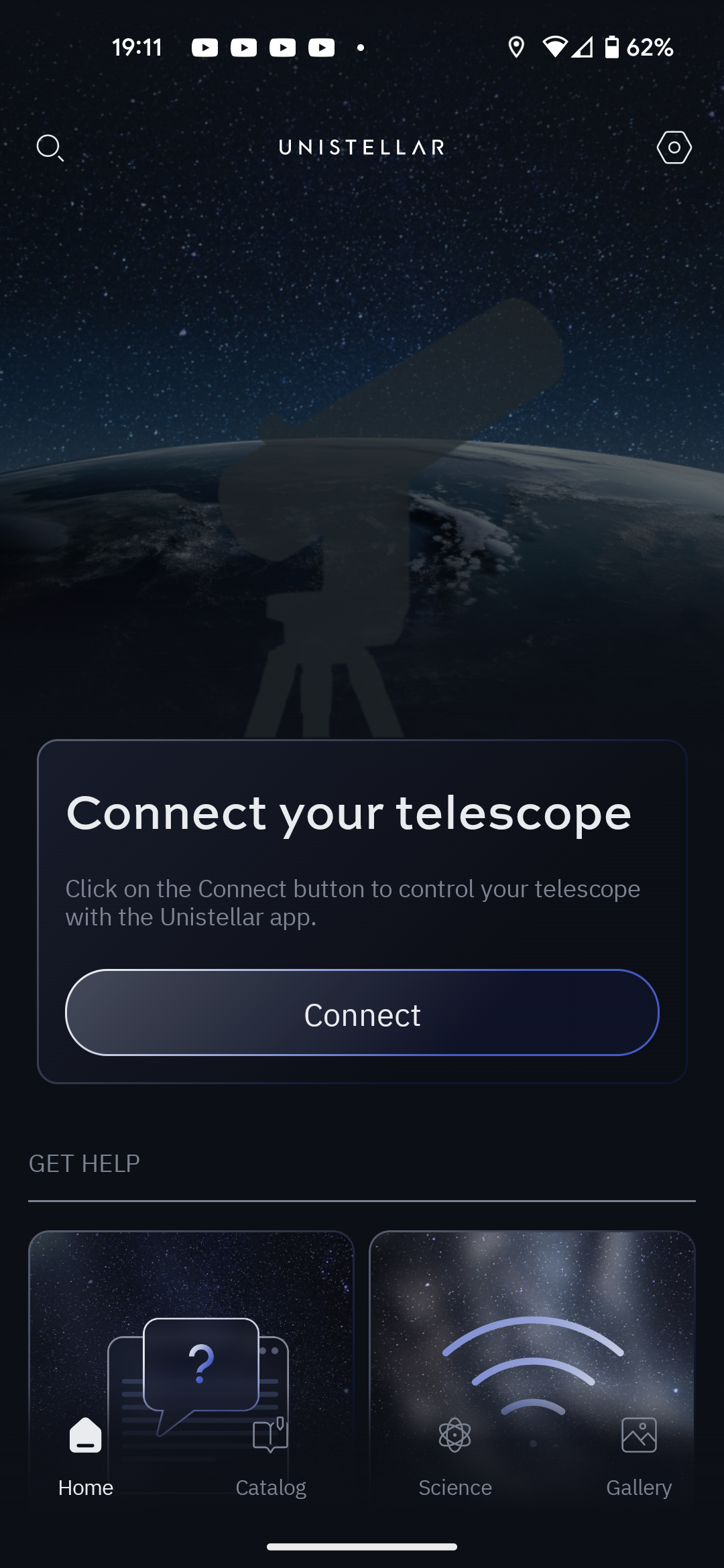 Unistellar Odyssey Pro app