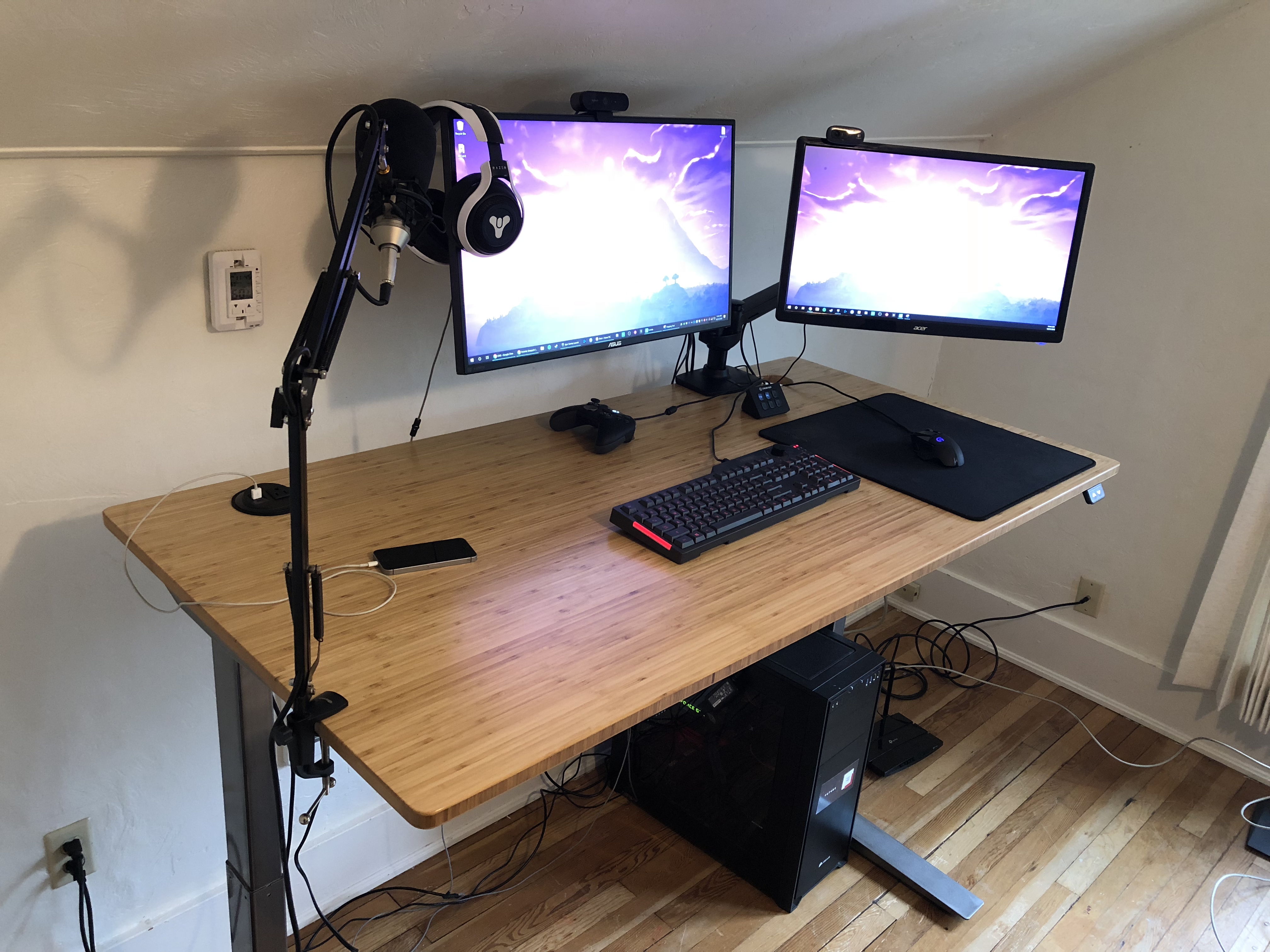 How To Turn Your Desk Into A Standing Desk For Work And Gaming