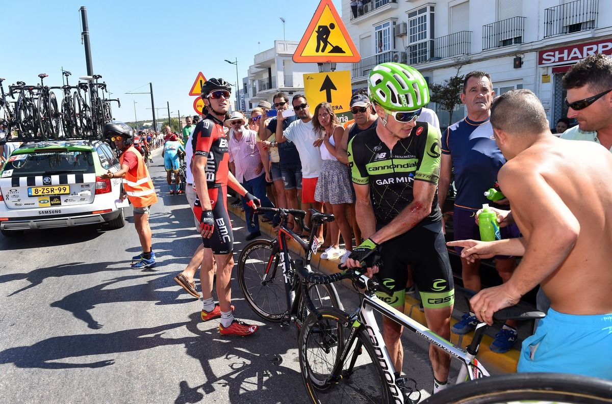 'hey! that's my bike' Ben King gets close to the fans