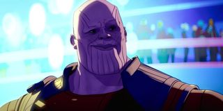 Thanos smiles on What If...? (2021)