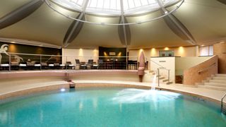 Relax at the spa's swimming pool