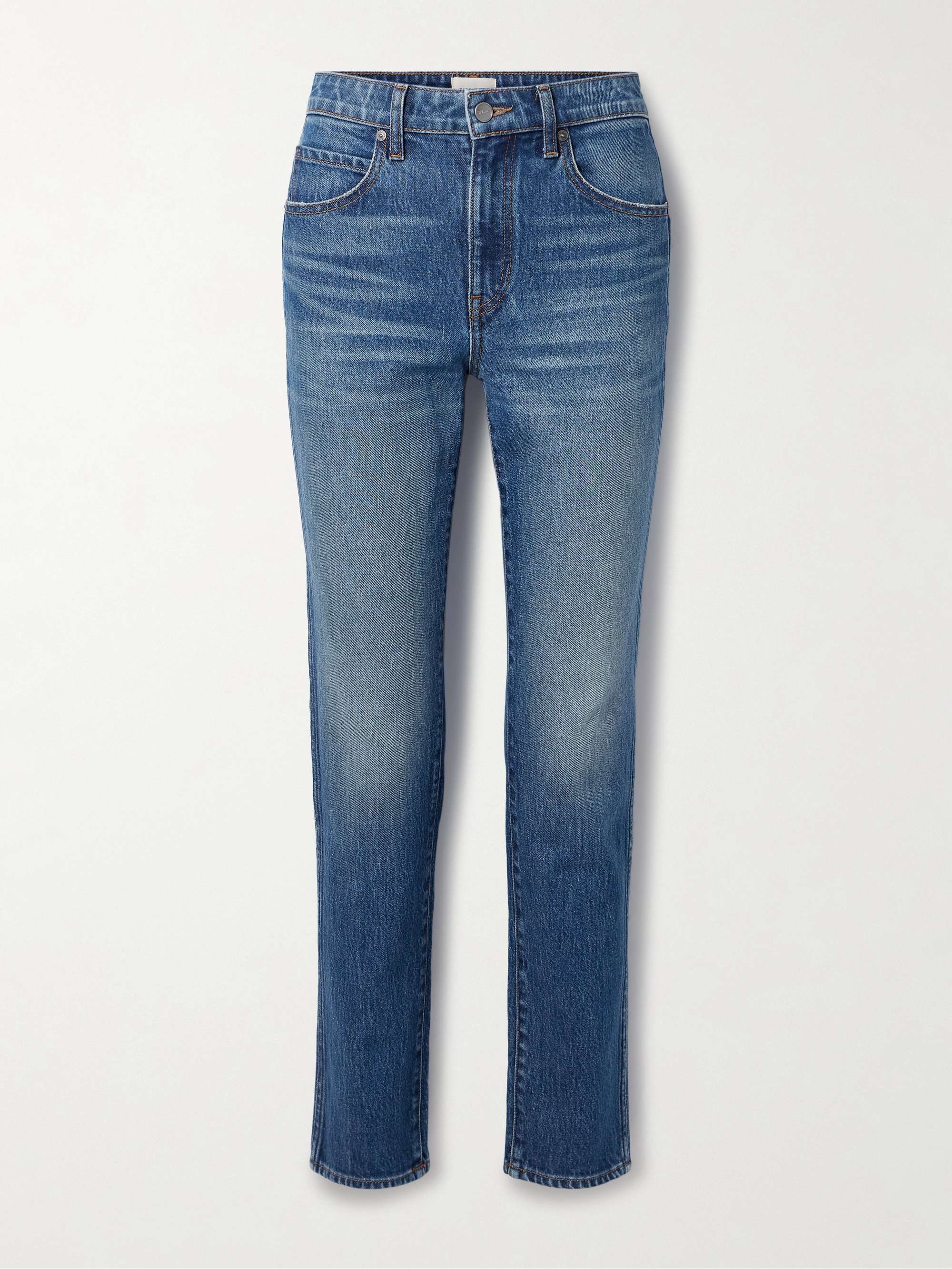 Viv High-Rise Slim-Leg Jeans