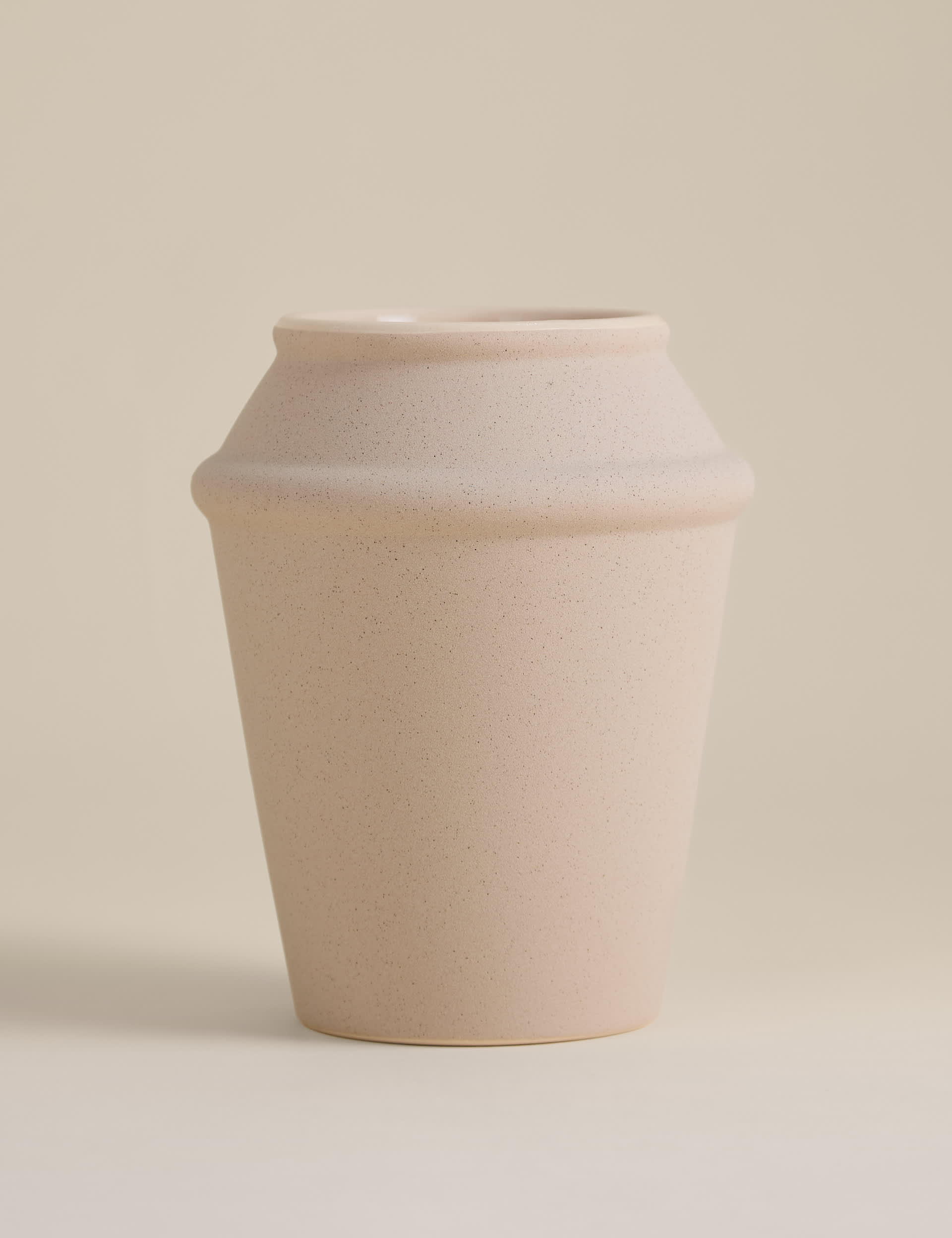 Angled Ceramic Vase