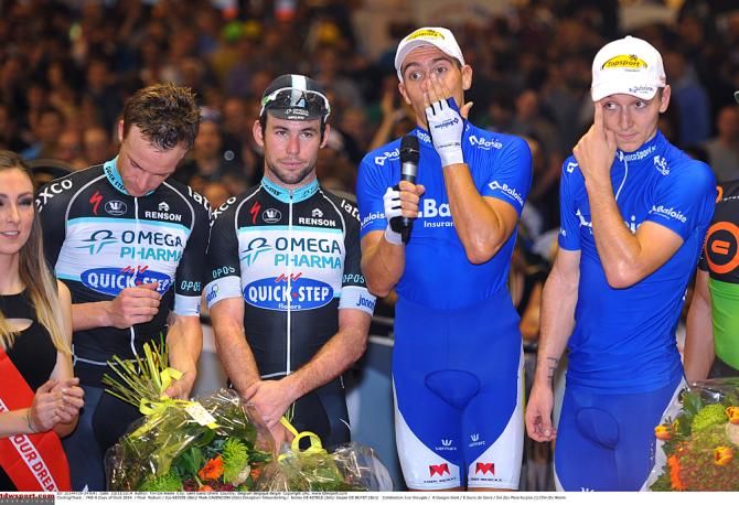 The top two teams: Team Baloise Insurance and Omega Pharma-QuickStep