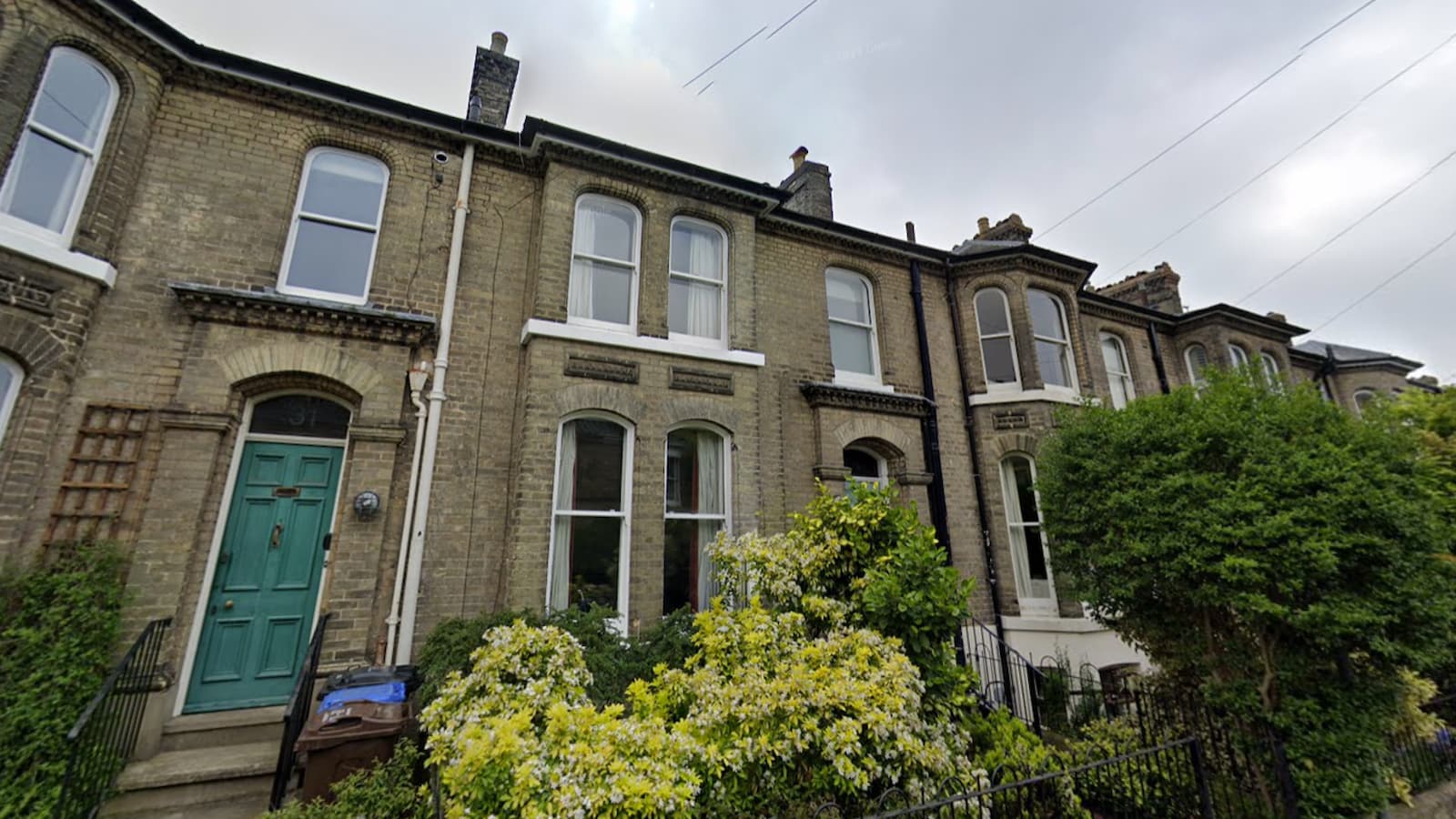 Dean Ashton&#039;s terraced house with an overgrown front garden