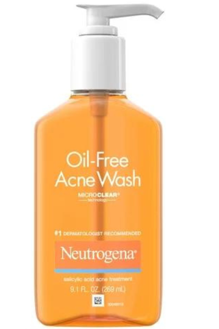 Best Cleansers for Combination Skin 2024: Neutrogena oil-free acne wash