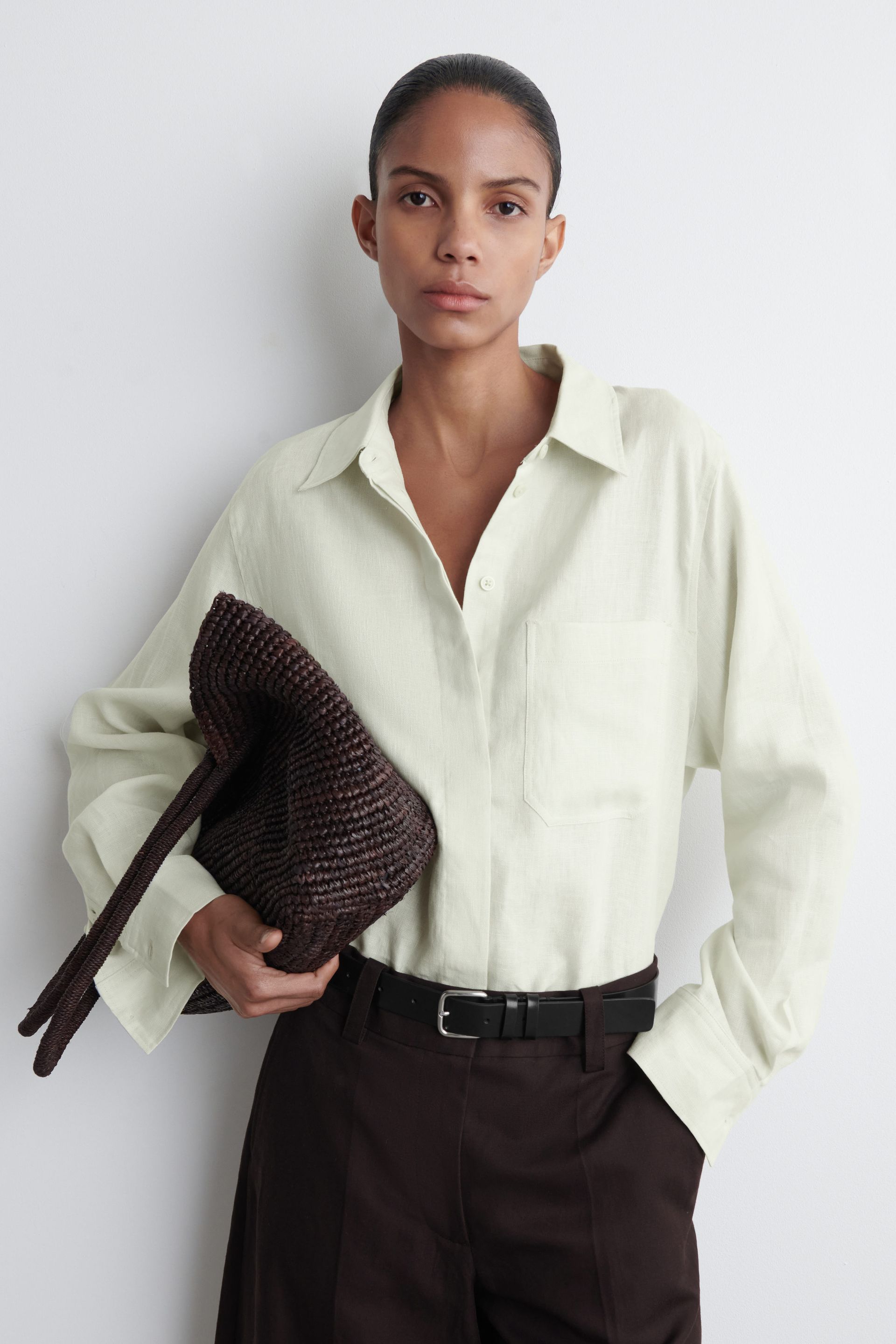 Oversized Linen Shirt