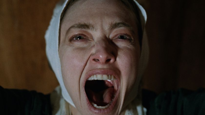 Amanda Seyfried as Ann Lee screaming in The Testament Of Ann Lee