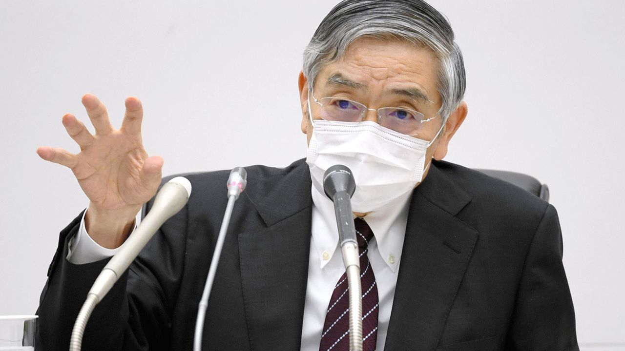 Bank of Japan Governor Haruhiko Kuroda © Kyodo News via Getty Images