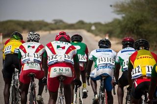 Ivory Coast, Cameroon, Burkina, and Benin were well represented at the back of the race.