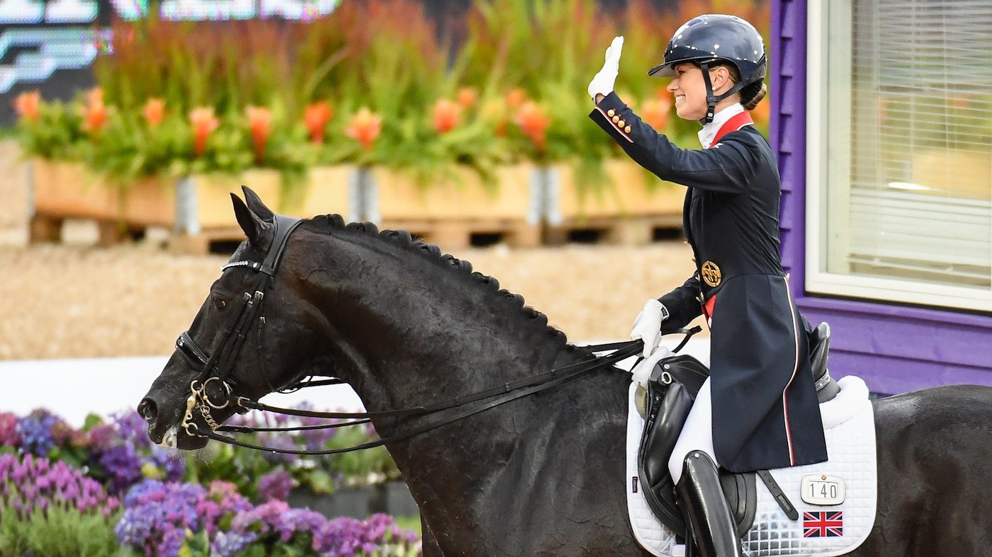 Britain&amp;rsquo;s Lottie Fry at the World Dressage Championships 2022