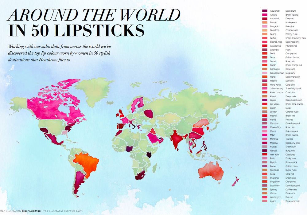 lipstick map