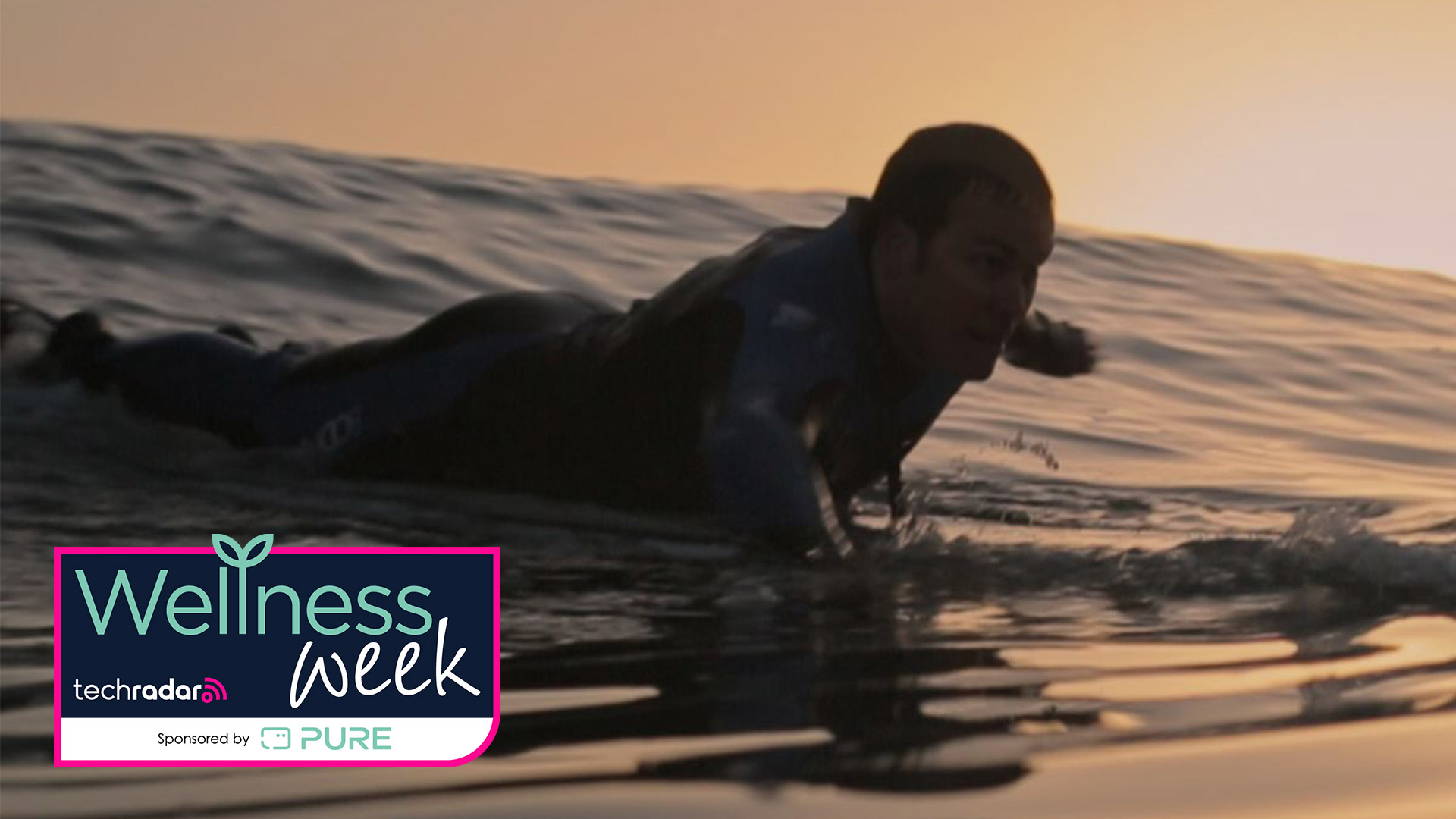A surfer perched on the beginning of a wave in the Netflix documentary Resurface 