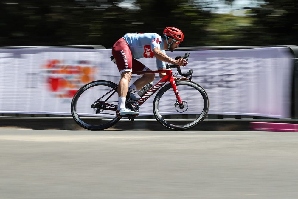 Nathan Haas (Katusha-Alpecin) at speed
