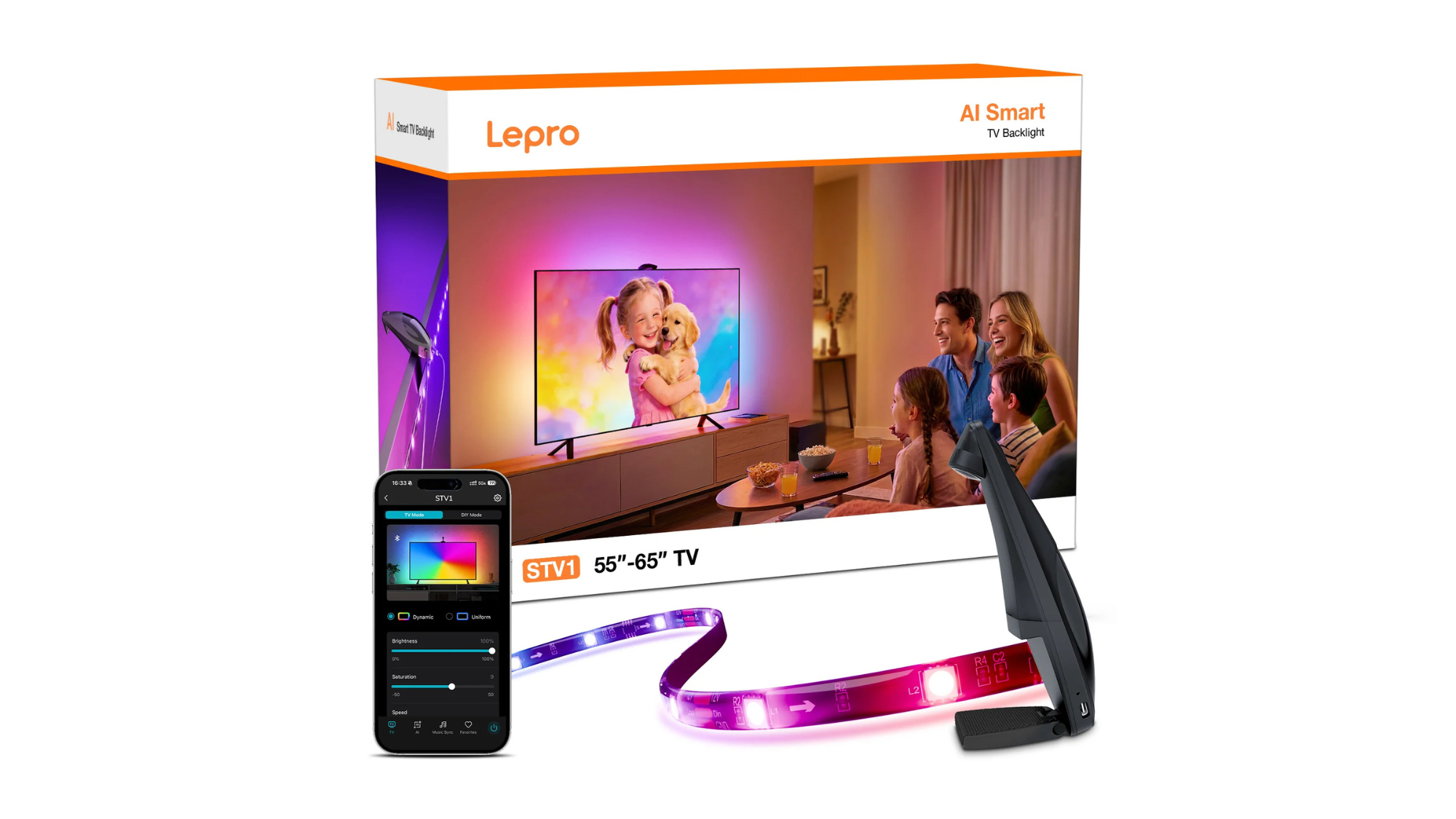 Lepro STV1 AI-Powered Smart TV Backlight