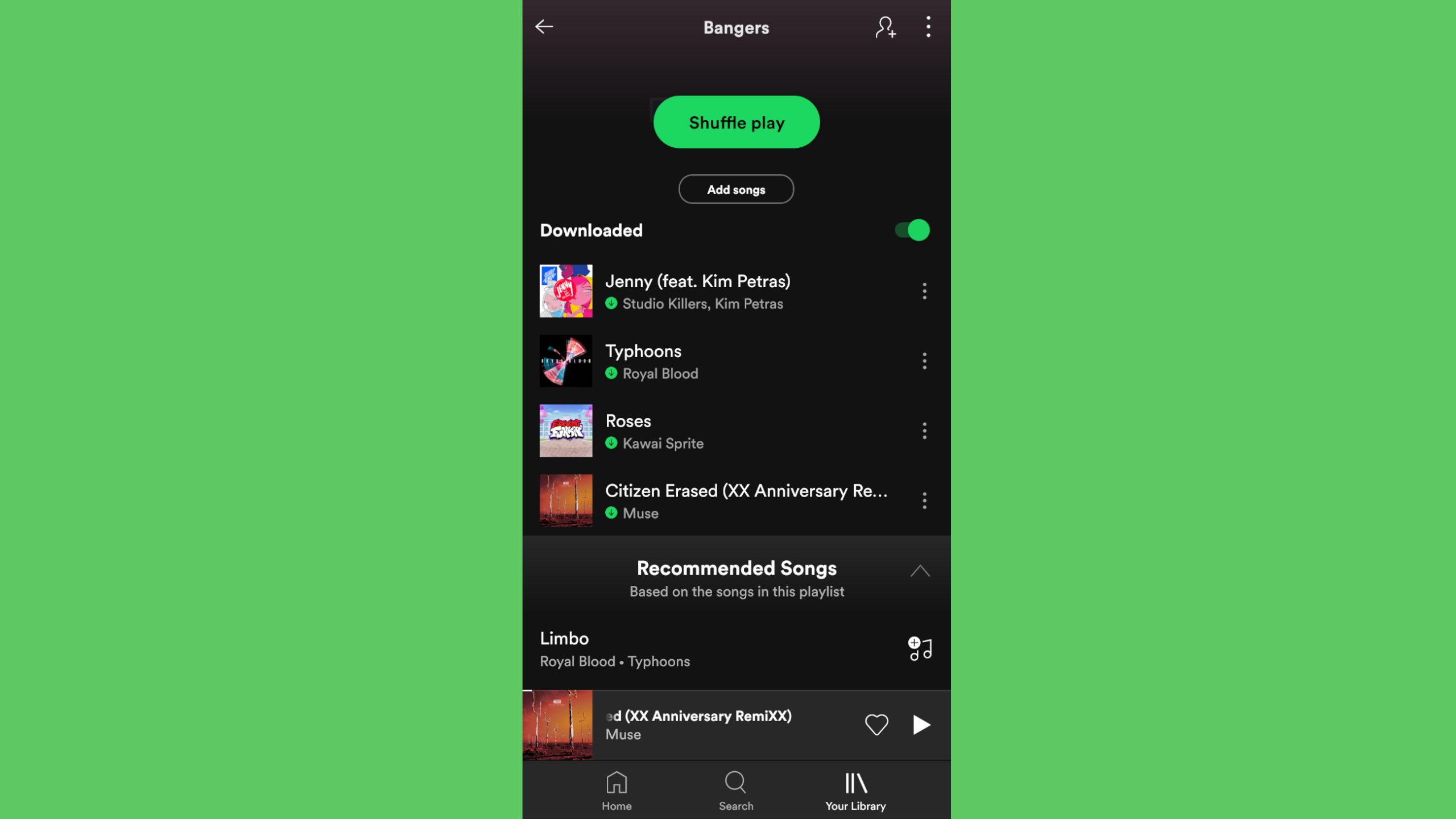 How to Download Songs to Spotify Step 3: Play Downloaded Songs from Your Library