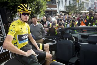 Chris Froome didn't get much sleep the night before the Natourcriterium Aalst