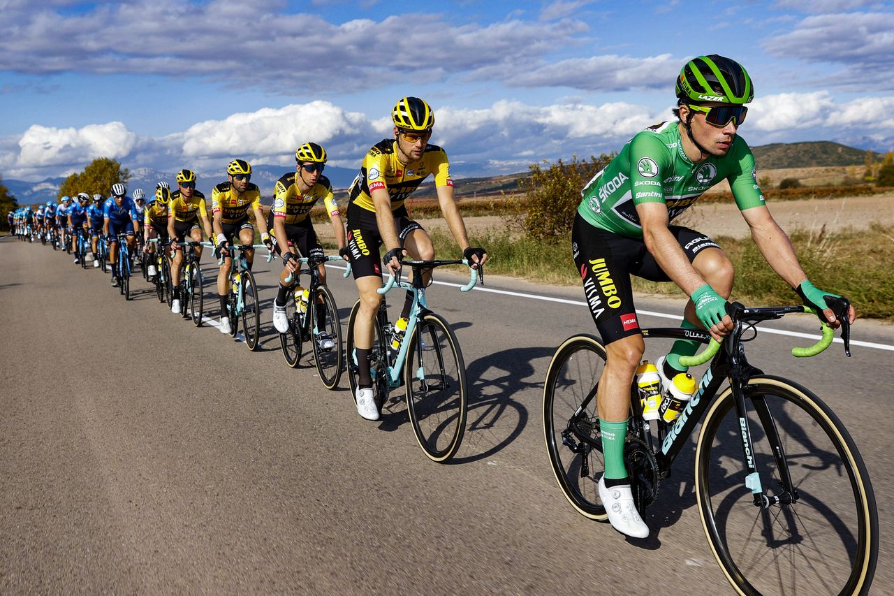 Vuelta Espana 2020 - 75th Edition - 8th stage Logrono - Alto de Moncalvillo 164 km - 28/10/2020 - Primoz Roglic (SLO - Team Jumbo - Visma) - photo Luis Angel Gomez/BettiniPhoto&Acirc;&copy;2020