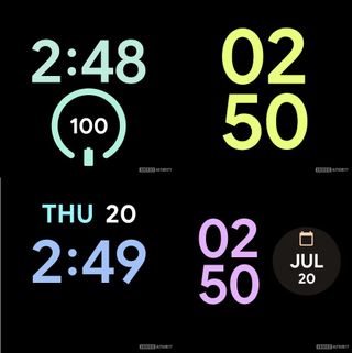 Pixel Watch 2 faces: Accessible