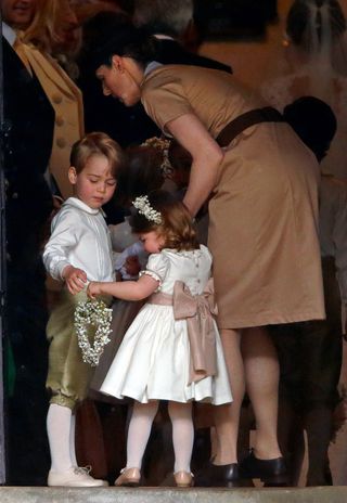 Norland Nanny Maria Teresa Borrallo looks after Prince George and Charlotte