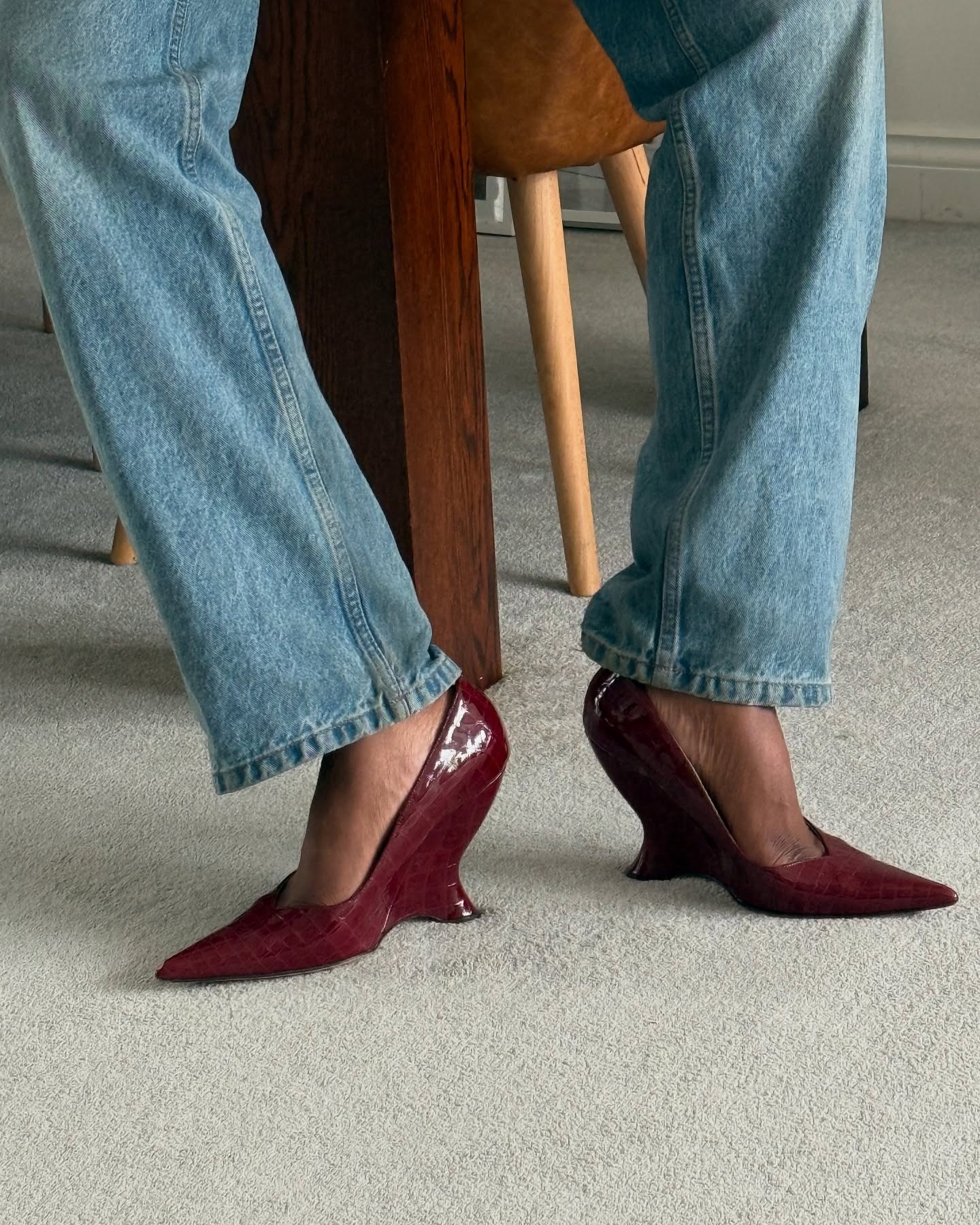 burgundy fashion items