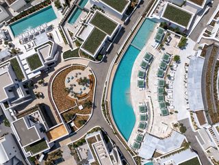 Aerial view of Sandblu