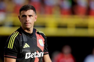 Aston Villa squad for 2024/25 DORTMUND, GERMANY - AUGUST 10: Emiliano Martinez of Aston Villa during the Club Friendly match between Borussia Dortmund v Aston Villa at the Signal Iduna Park on August 10, 2024 in Dortmund Germany (Photo by Rico Brouwer/Soccrates/Getty Images)