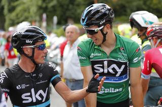 Danny Van Poppel and Peter Kennaugh on stage 3 of the 2016 Vuelta Burgos