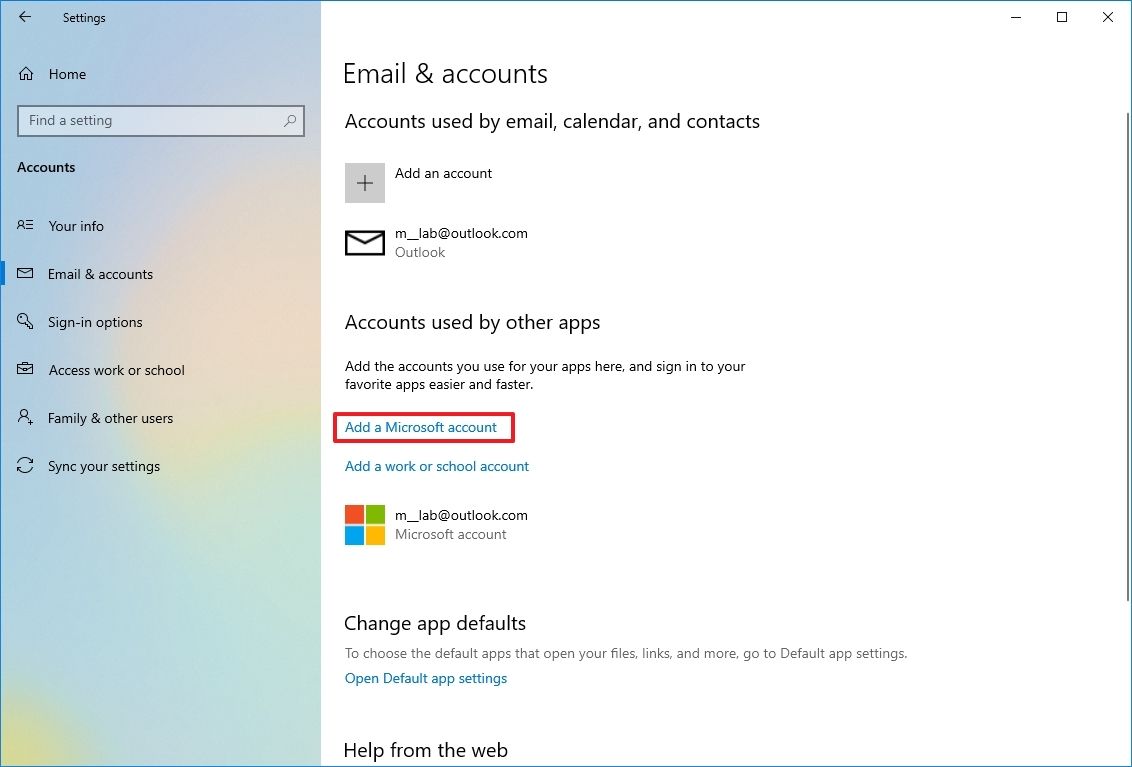 How to manage email and account settings on Windows 10 | Windows Central
