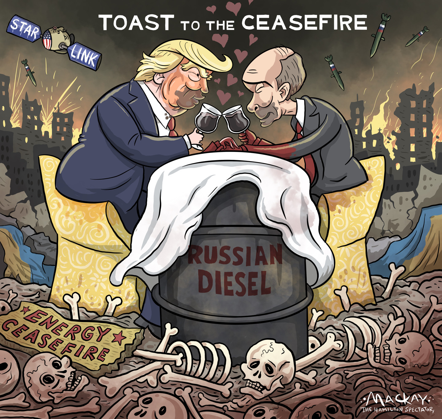 Political cartoon