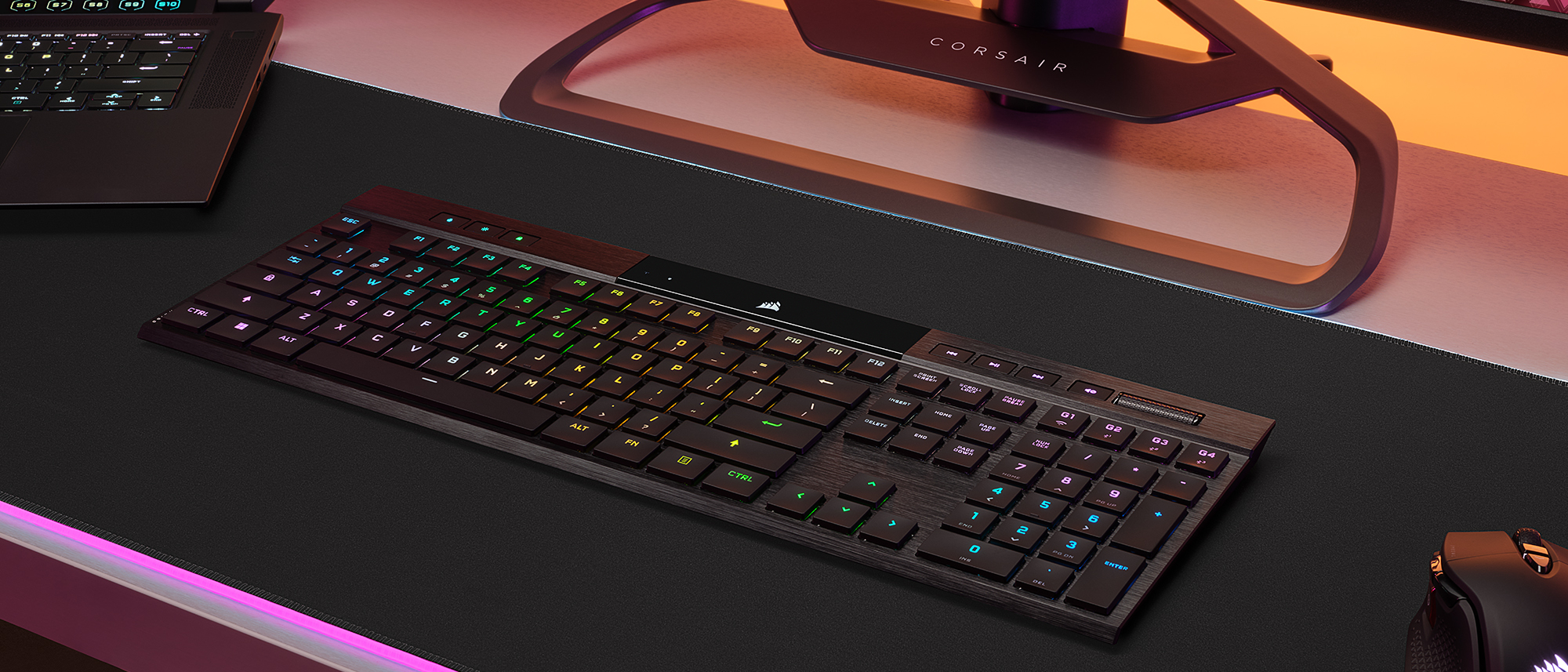 CORSAIR K100 AIR WIRELESS RGB: Premiere of the world's first ultra
