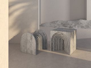 Richard Yasmine furniture in grey stone