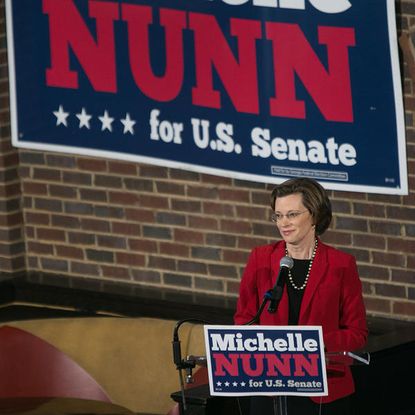 Democrat Michelle Nunn fading fast in Georgia Senate race