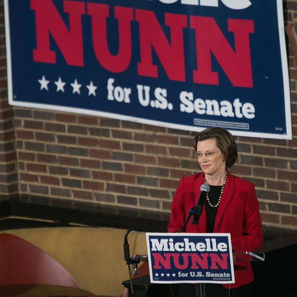 Democrat Michelle Nunn fading fast in Georgia Senate race