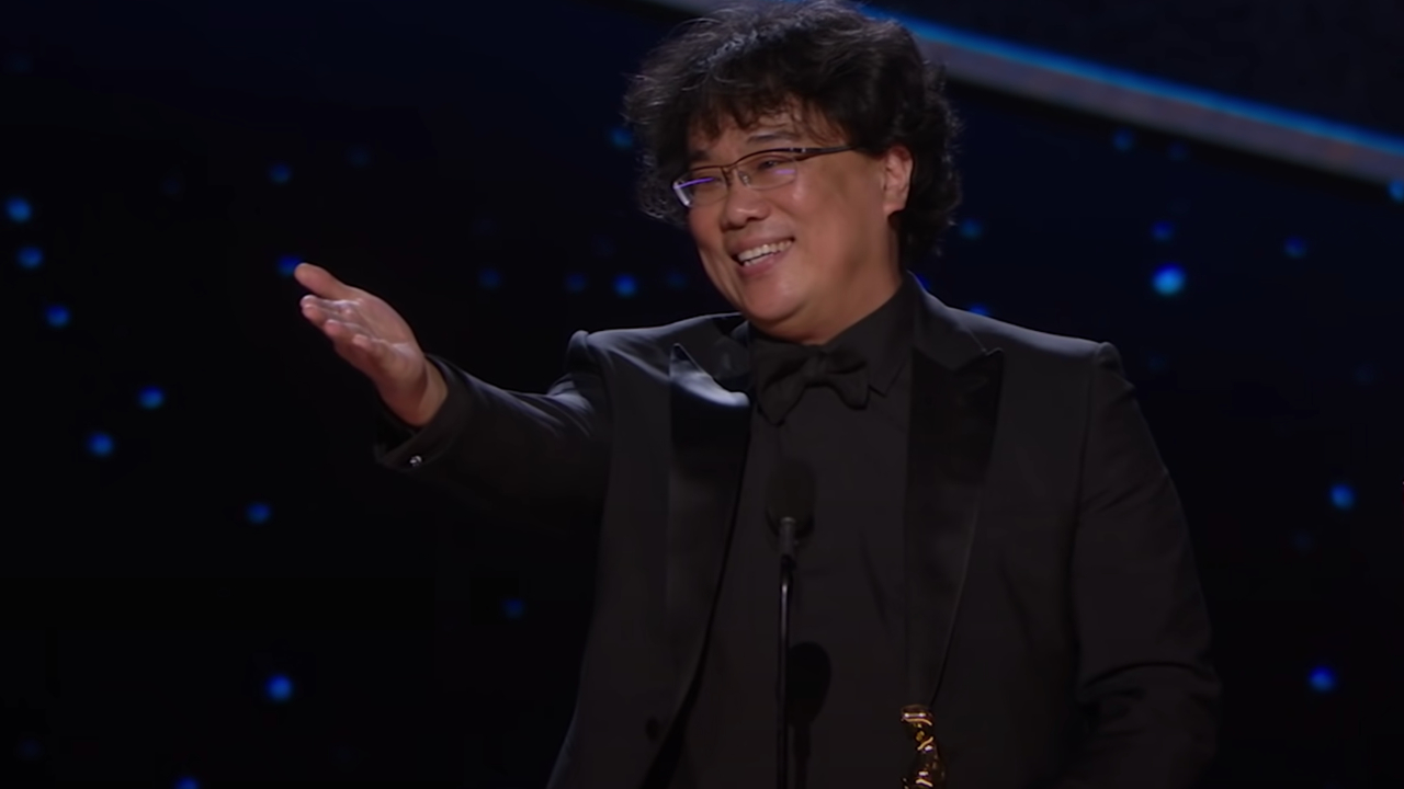 Bong Joon Ho at the 2020 Oscars