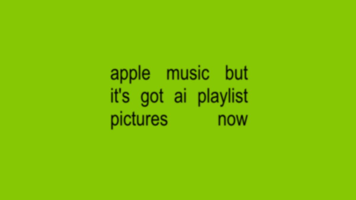 Apple Music looks set to get generative AI art in iOS 18, and I'm going to abuse it so beautifully