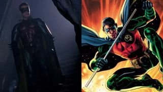 Chris O'Donnell as Robin in Batman Forever and Tim Drake as Robin