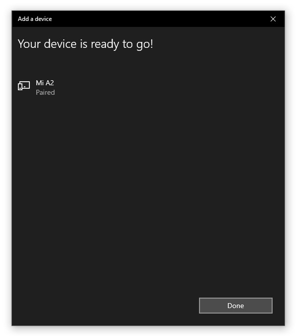 Compartilhamento de arquivos Bluetooth do Windows 10