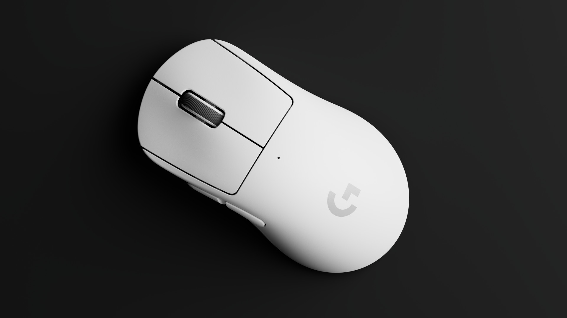 Logitech G Mouse viewed from top-down