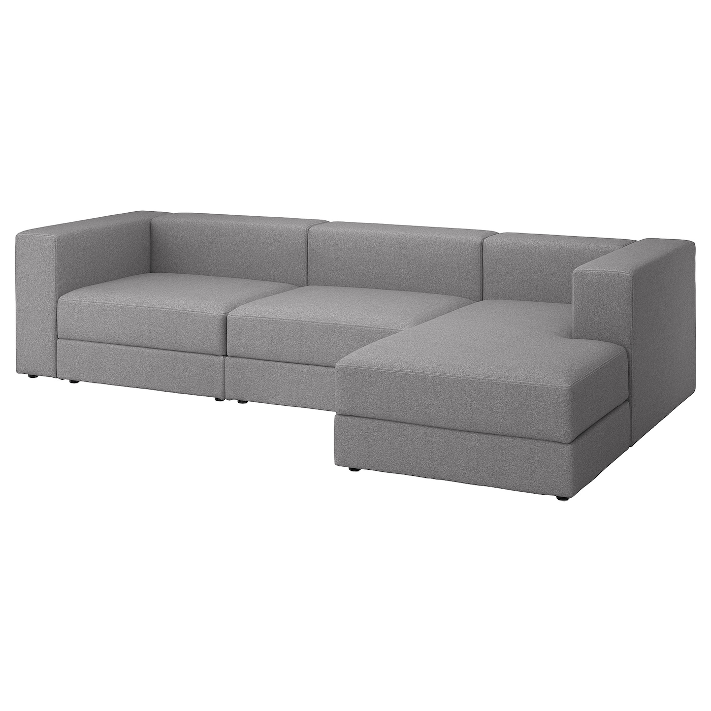 JÄttebo 4-Seat Mod Sofa W Chaise Longue - Right/tonerud Grey