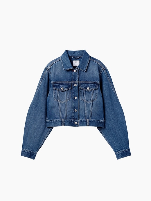 Gap &amp;times; Victoria Beckham Relaxed Crop Denim Jacket