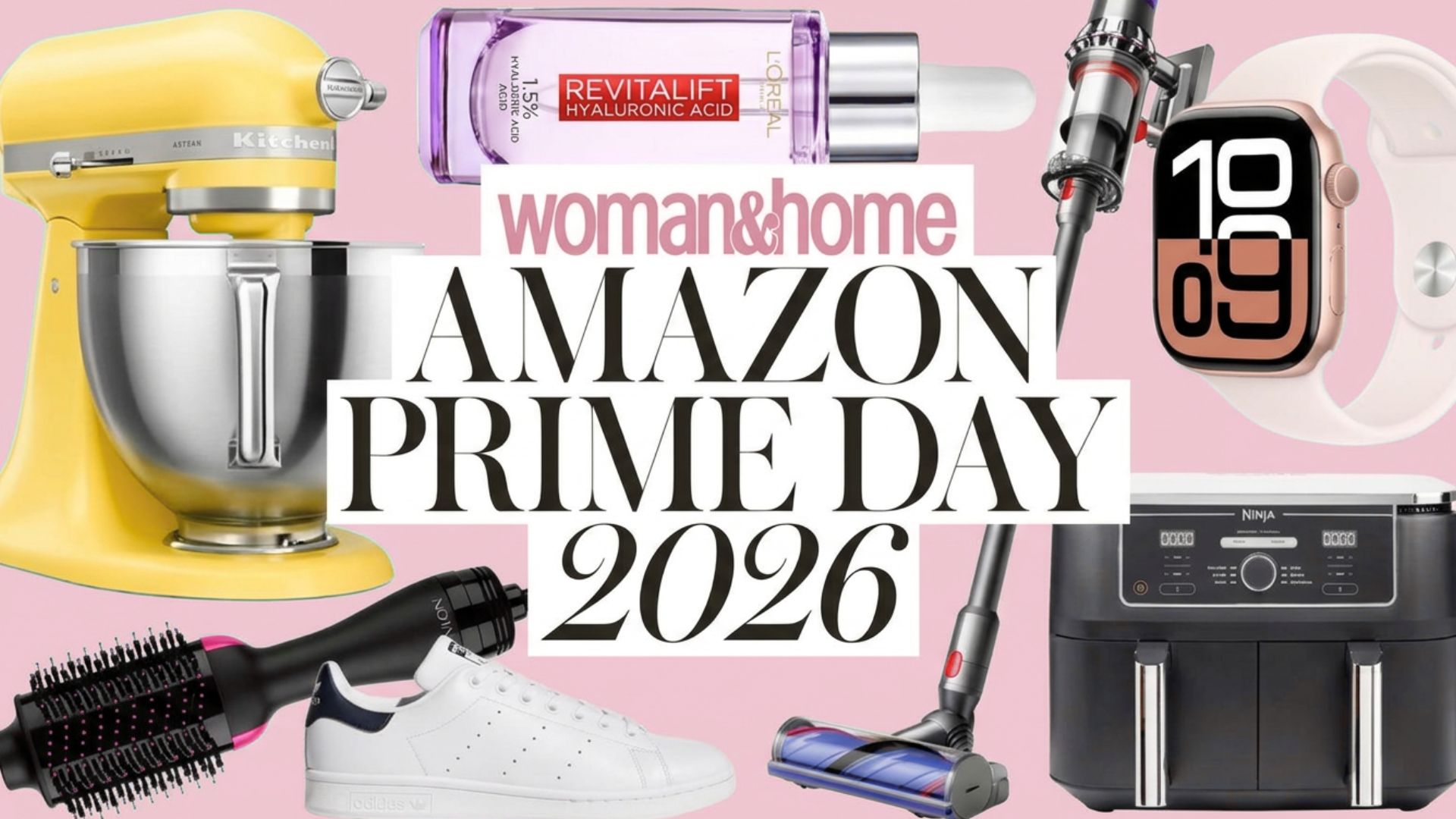 A collage of items on sale during Amazon Prime Day 2026