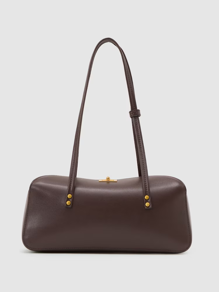 Reiss, Leather Bowling Shoulder Bag
