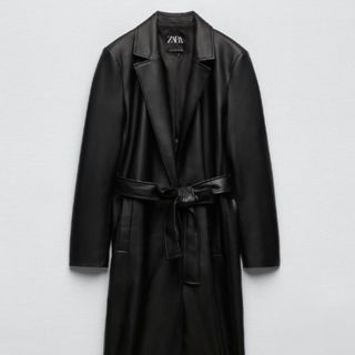 ZARA Leather trench coat 