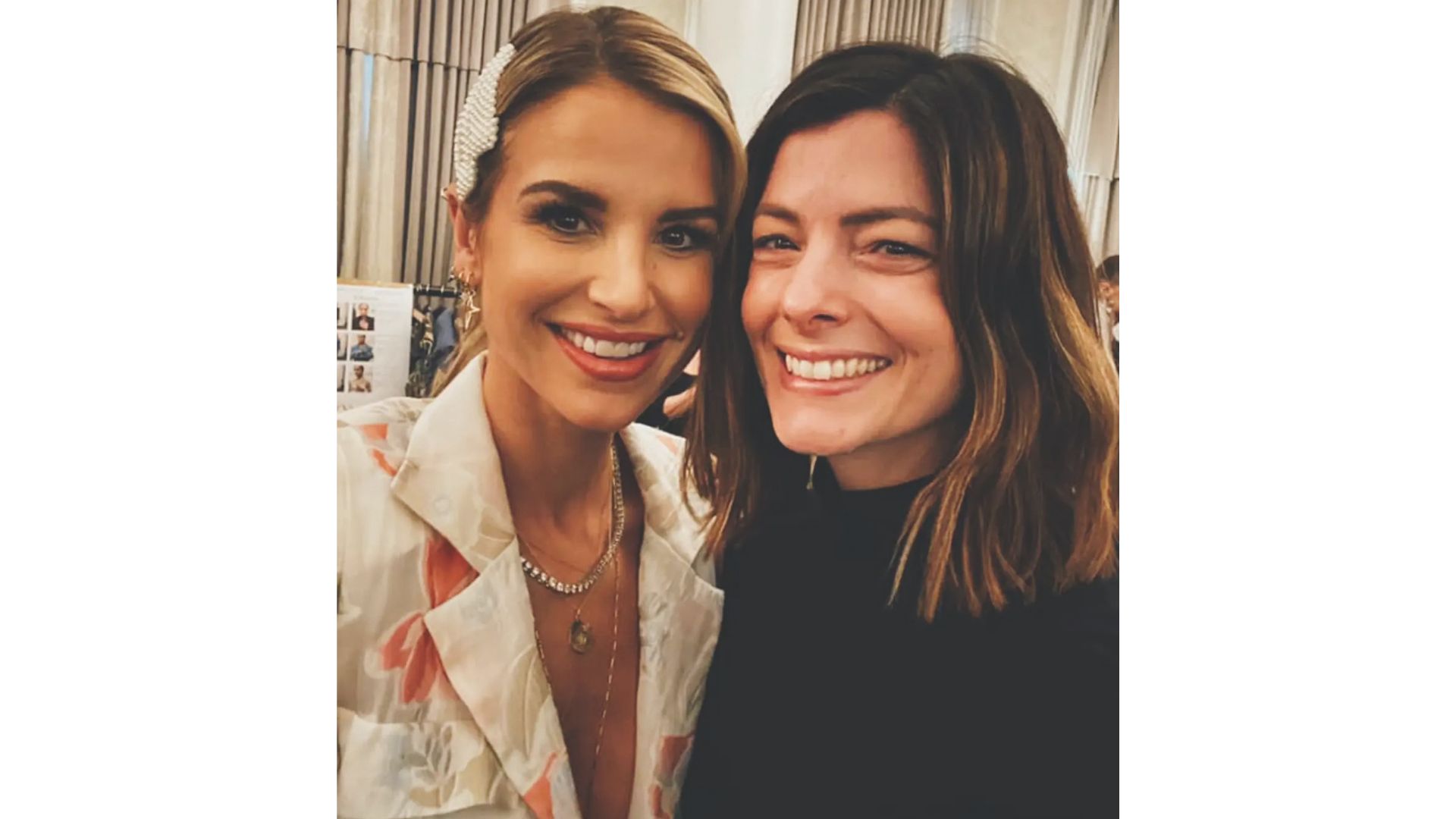 Fleur Mandeville (right) with Vogue Williams