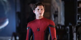 Tom Holland as Peter Parker/Spider-Man in Spider-Man Far From Home