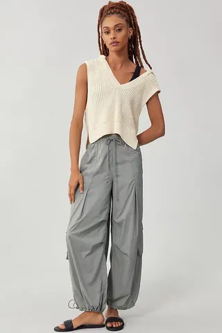 Daily Practice by Anthropologie Base Jump Parachute Pants